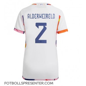 Belgien Toby Alderweireld #2 Borta Matchtröja Dam VM 2022 Kortärmad